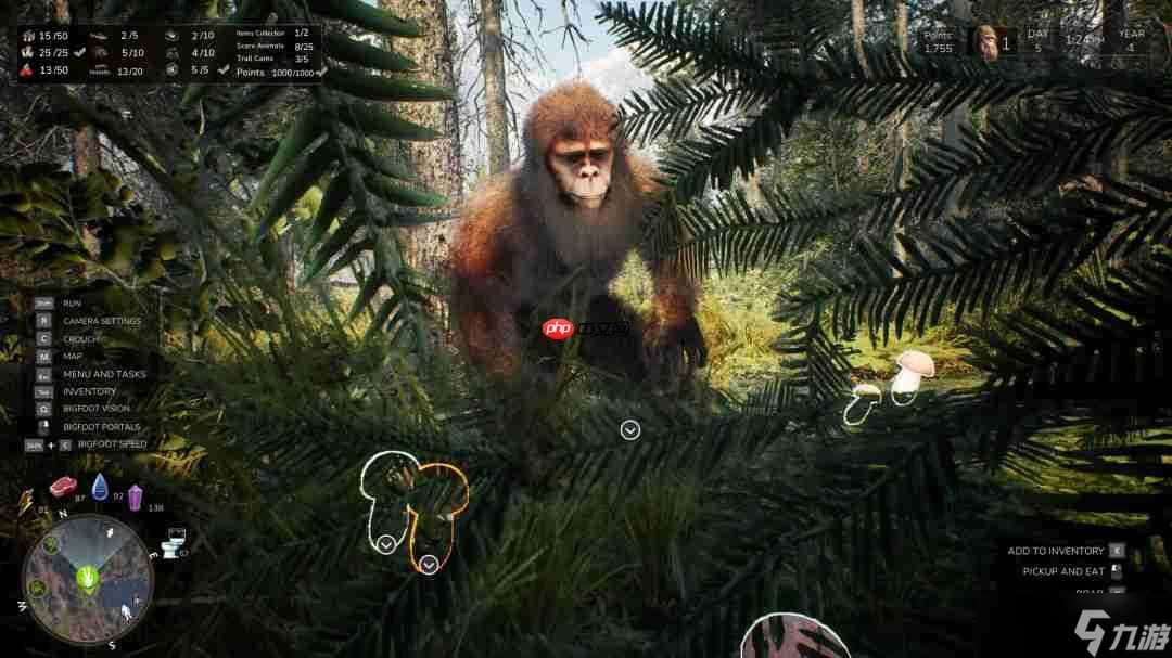 大脚怪模拟游戏《Bigfoot Life》现已登陆Steam