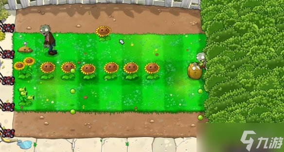 《植物大战僵尸重植版》无草皮之地打法思路