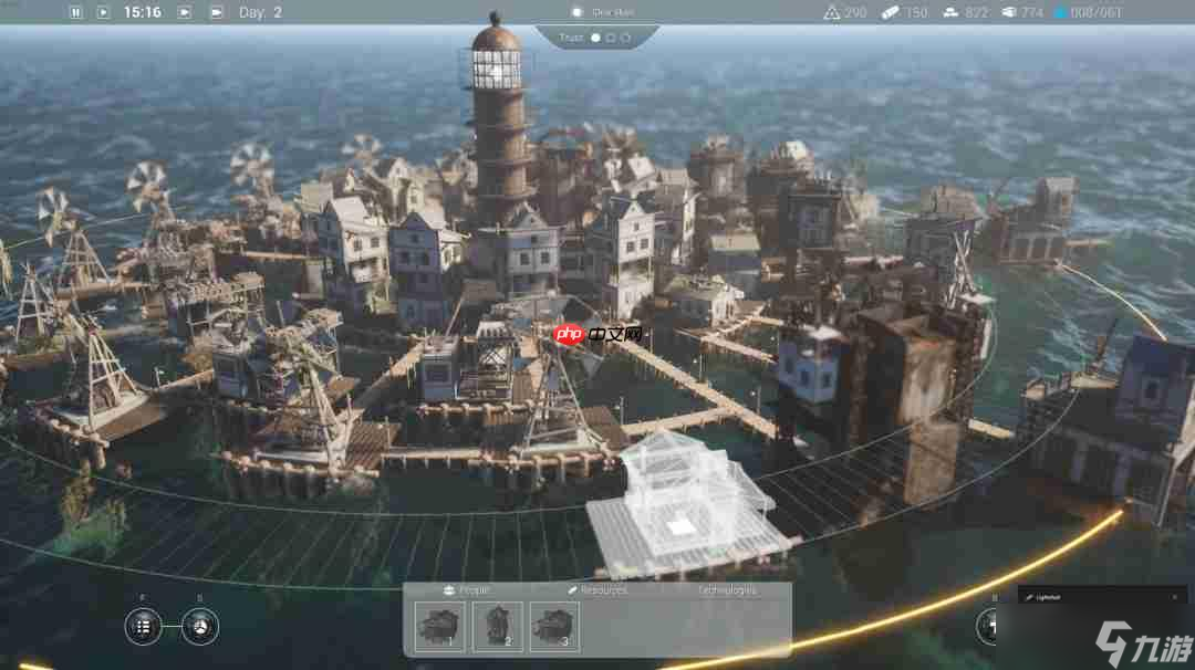 未来水世界!城市经营模拟新作《沉没之光》公布