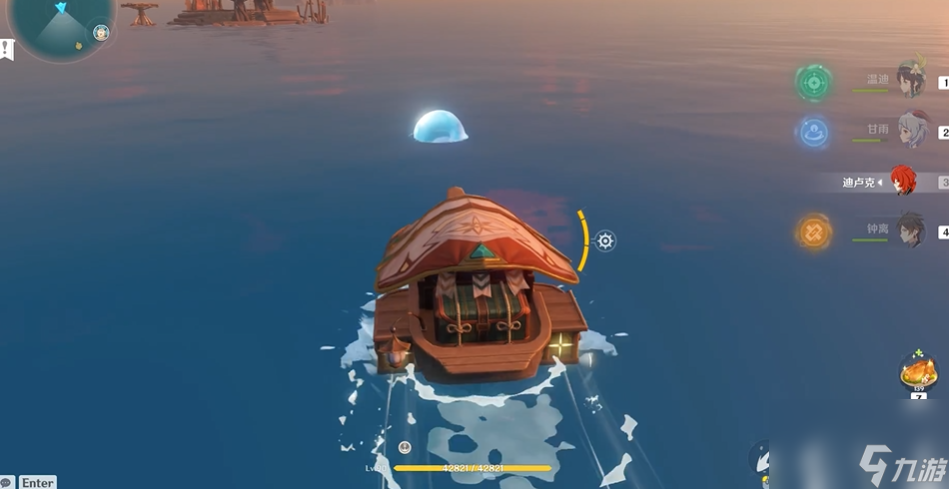 原神有气泡的岛怎么上去