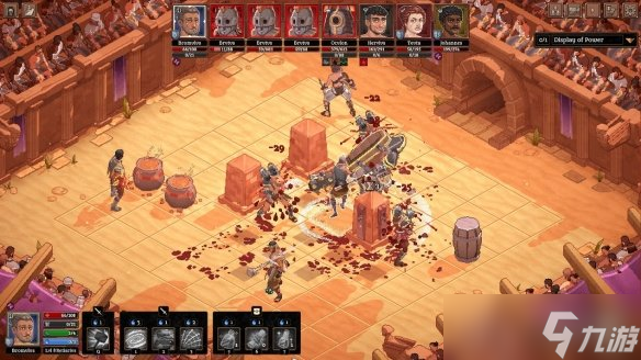 残酷血腥角斗士肉鸽回合制游戏《角斗士血域》今日开启抢先体验