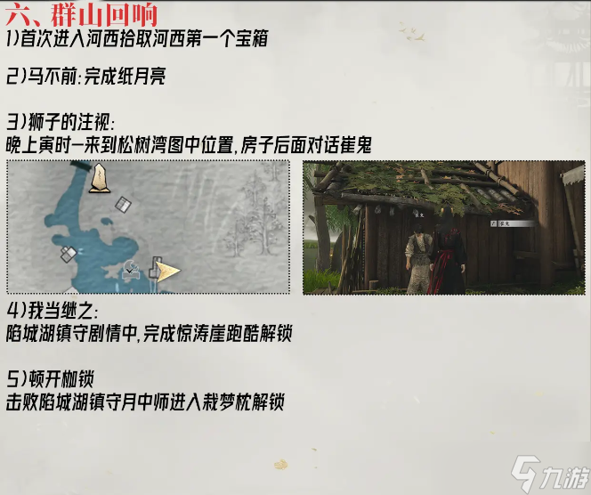 燕云十六声河西暗涌碎片全收集