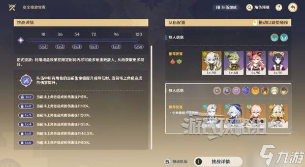 《原神》安全接敌实训全关卡满奖励阵容推荐 6.1参究故墟配队攻略