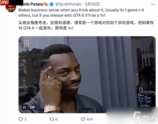 知名独游厂商坚持和《GTA6》同日发售:想逃?没那么容易!