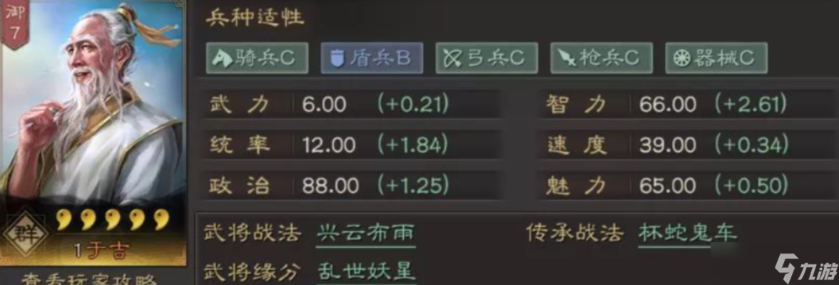 三国乱世霸王于吉如何 三国乱世霸王于吉角色详情分享截图