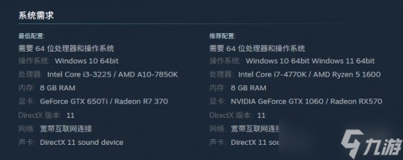 《闪电十一人英雄的胜利之路》配置要求介绍