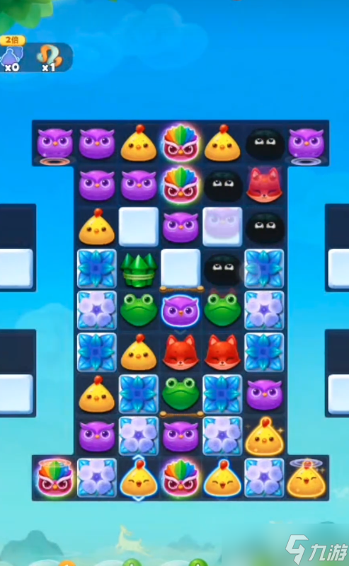 开心消消乐的黑毛球怎么消除