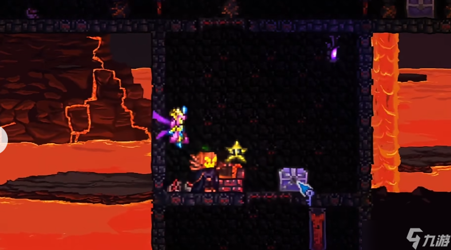 泰拉瑞亚地狱宝箱怎么开