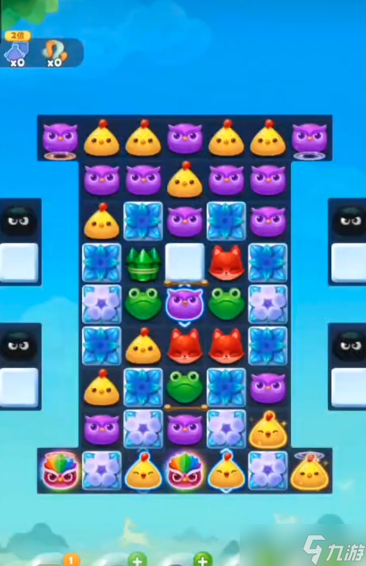 开心消消乐的黑毛球怎么消除