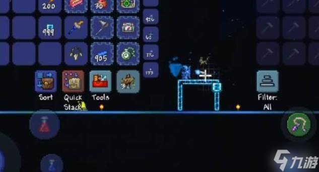 泰拉瑞亚隐形门制作