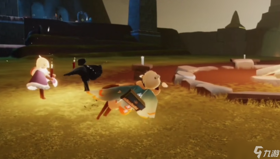 光遇怎么漂浮转圈