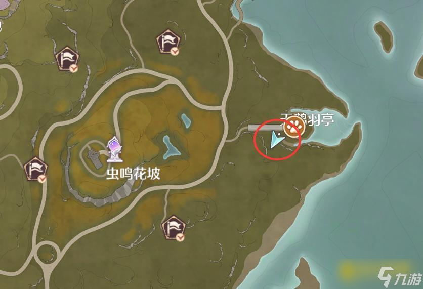 《无限暖暖》天鹅羽亭纪念之章在哪里-敲下纪念之章天鹅羽亭位置图解