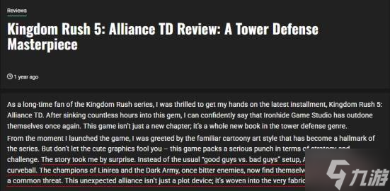十年铸就塔防史诗世界 《王国保卫战5》长期霸榜的秘密