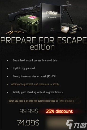 逃离塔科夫多少钱 逃离塔科夫2025最新售价介绍