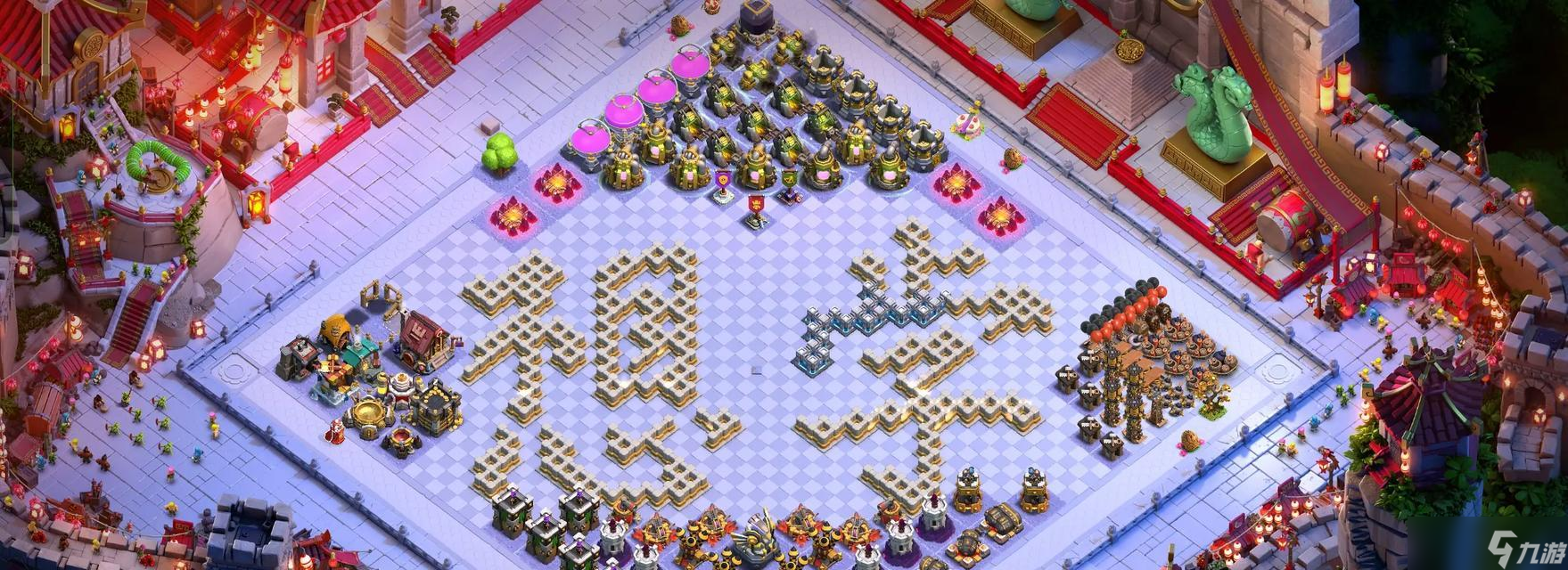 部落冲突美字摆放教程？如何设计美观的布局？