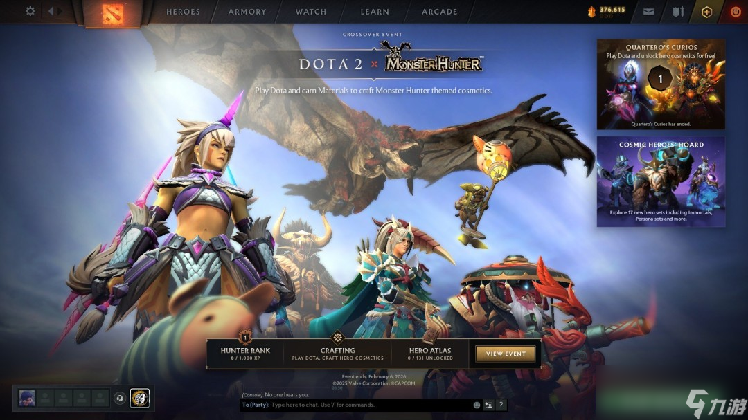 狩猎开始！《Dota2》x《怪物猎人》联动正式上线