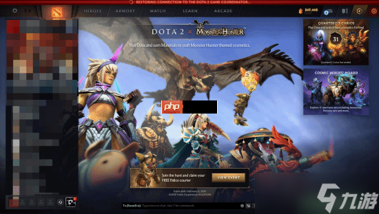 最意想不到的联动!《Dota2》宣布联动《怪物猎人》