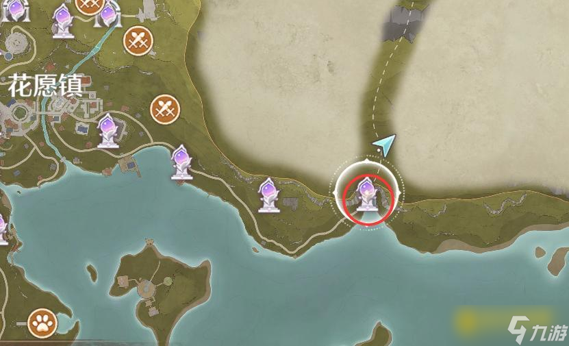 《无限暖暖》心愿洞窟纪念之章在哪里-敲下纪念之章心愿洞窟位置图解