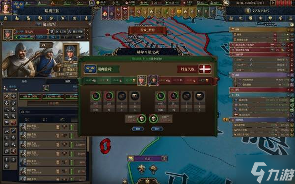 《欧陆风云5》瑞典北境雄狮成就向图文战报