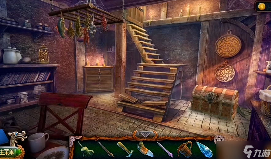 密室逃脱18圆形把手按在哪里