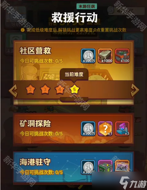 《咸鱼之王》末路狂飙救援行动副本攻略