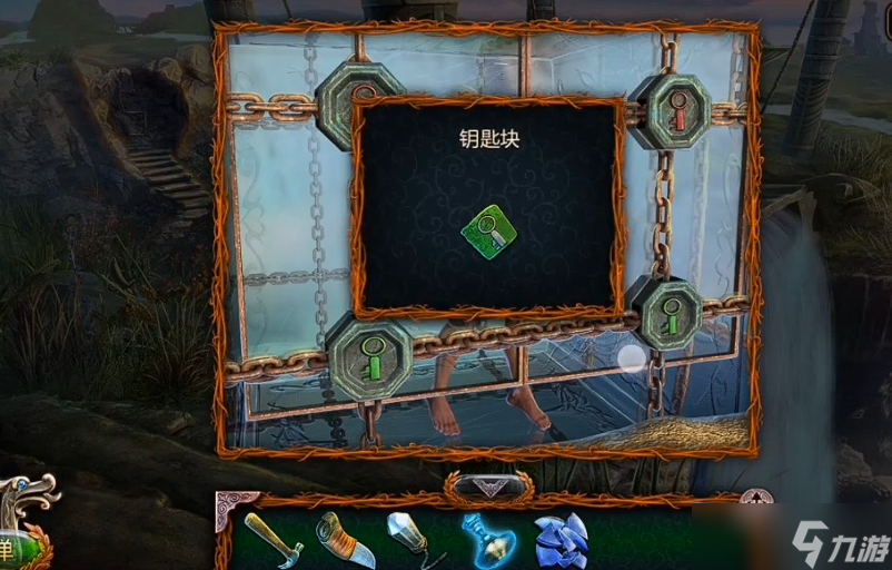 密室逃脱18钥匙块在哪里