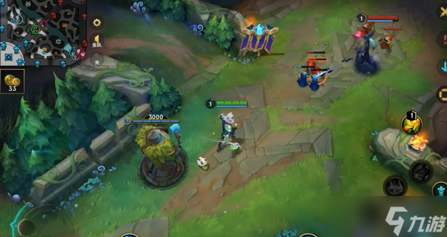 英雄联盟手游为什么打小兵