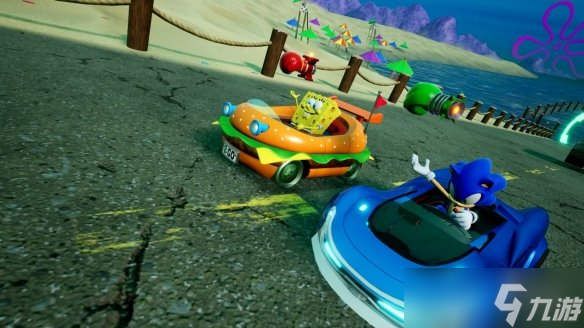 《索尼克赛车：交叉世界》宣布联动《海绵宝宝》DLC