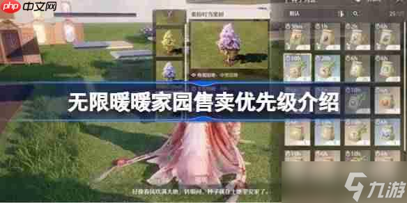 无限暖暖家园怎么进行售卖-无限暖暖家园售卖优先级介绍