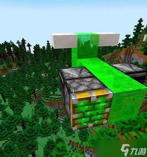 《我的世界》游戏大战恶魔（借助造法术飞行器）