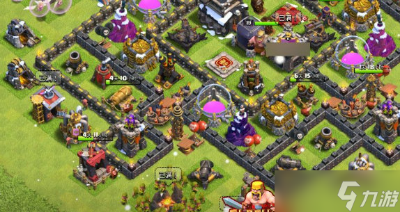 部落冲突9本阵型没人敢打的阵是怎样 部落冲突9本阵型最强布阵