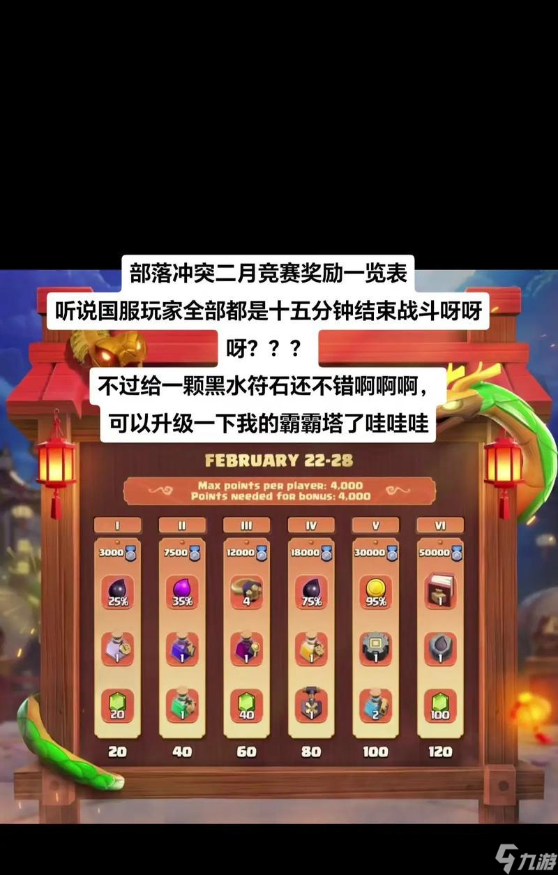 部落冲突中月度积分的获取方式有哪些?如何快速积累?