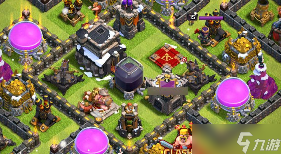 部落冲突9本阵型没人敢打的阵是怎样 部落冲突9本阵型最强布阵