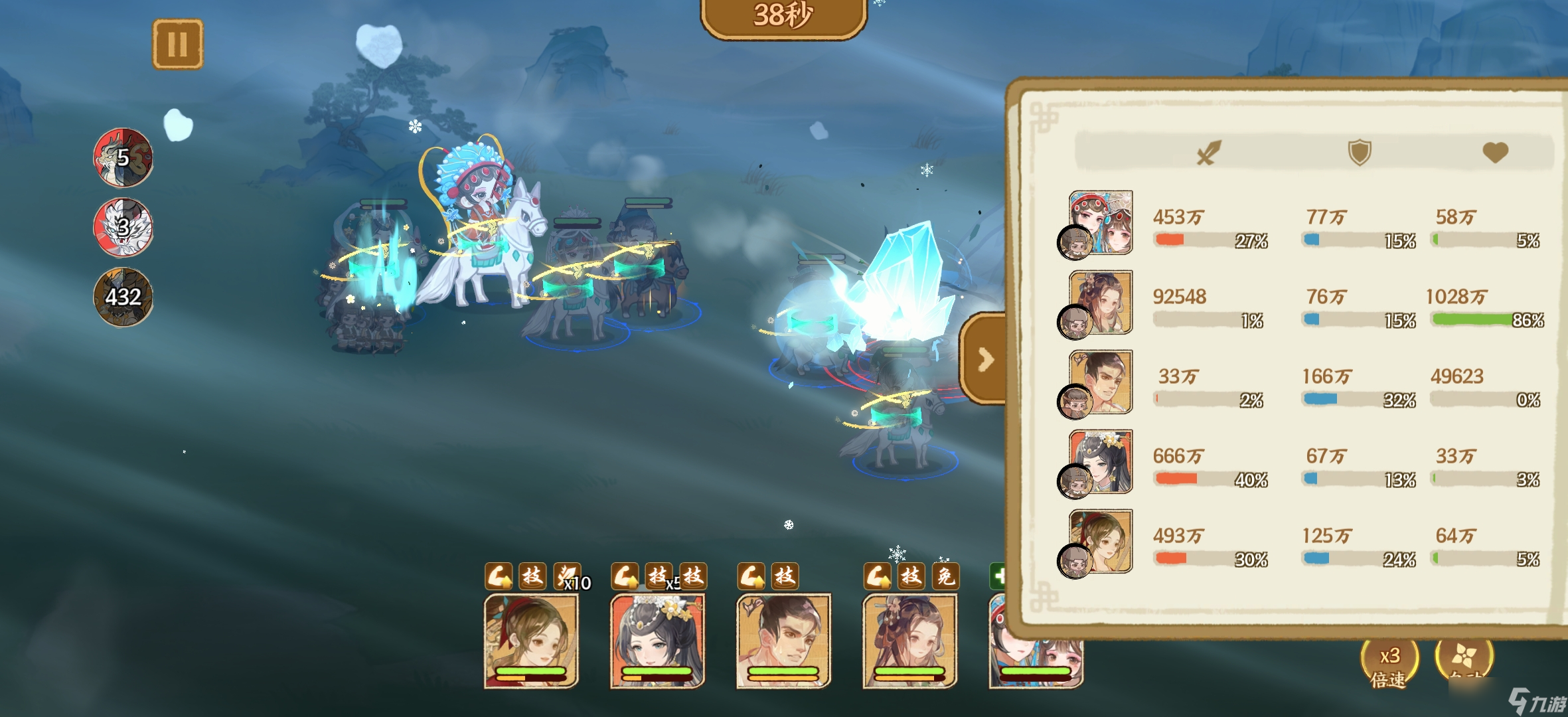 华夏绘世录吸血流水队 水队最佳文物配置 