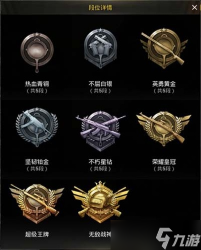 绝地求生怎么看段位？段位查看全攻略