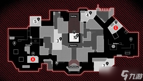 《使命召唤黑色行动7》雪山前哨地图点位一览