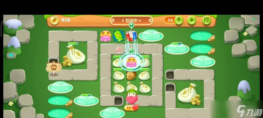 《以金萝卜文布阵守护萝卜2第97关攻略》