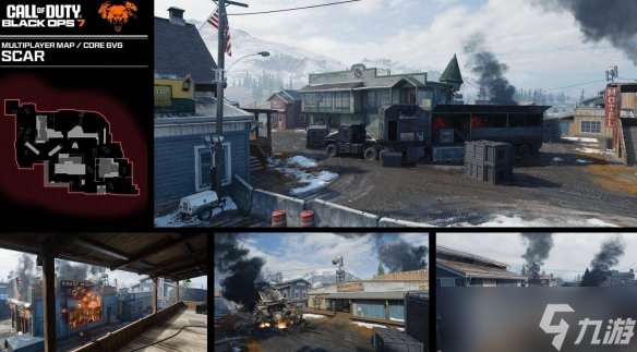 《使命召唤黑色行动7》炮火小镇地图点位一览