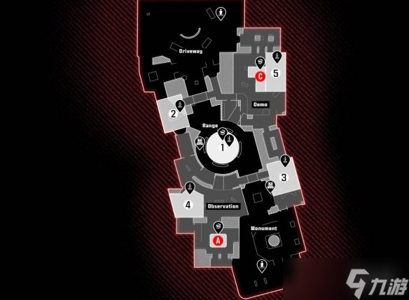 《使命召唤黑色行动7》炼钢厂地图点位一览