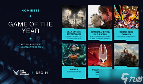 《光与影：33号远征队》获得12项TGA提名！官方致谢