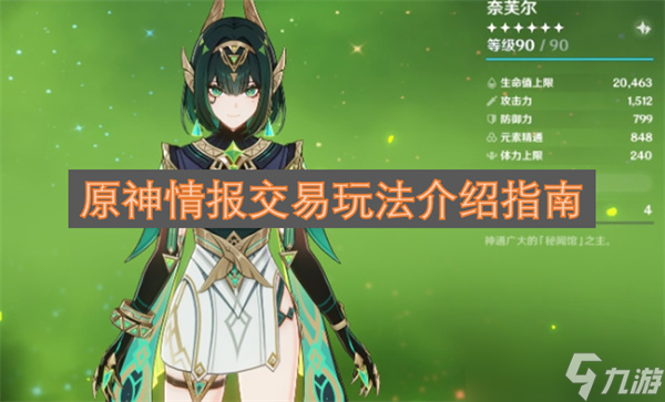 原神情报交易玩法介绍指南截图