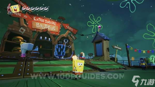 《海绵宝宝潮汐巨神》水母全收集攻略 水母位置一览