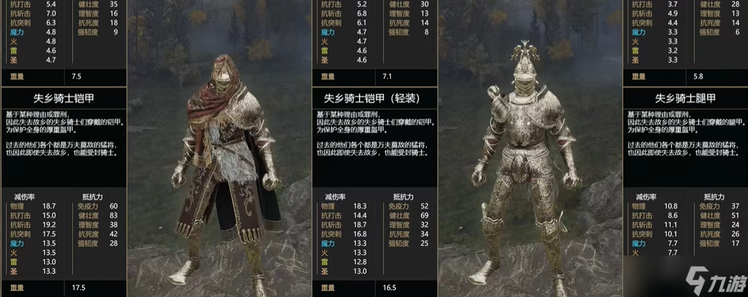 艾尔登法环武士毕业套装是什么