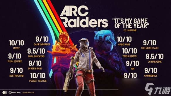 《Arc Raiders》媒体赞誉图公布 多家媒体打出满分 