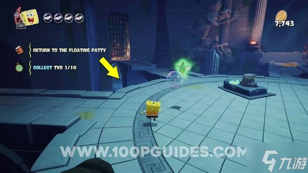 《海绵宝宝潮汐巨神》全电视位置分享 电视在哪里