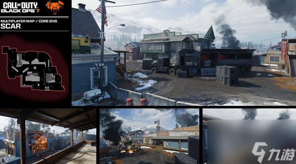 使命召唤黑色行动7炮火小镇地图点位有哪些-炮火小镇地图点位一览