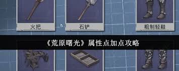 荒原曙光属性点怎么加点截图