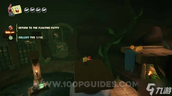 《海绵宝宝潮汐巨神》全电视位置分享 电视在哪里