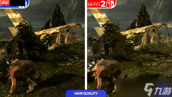 《古墓丽影9》NS2和PS4画面对比：分辨率高但砍画质