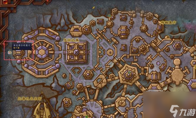 魔兽水晶蛛洞入口位置在哪里?